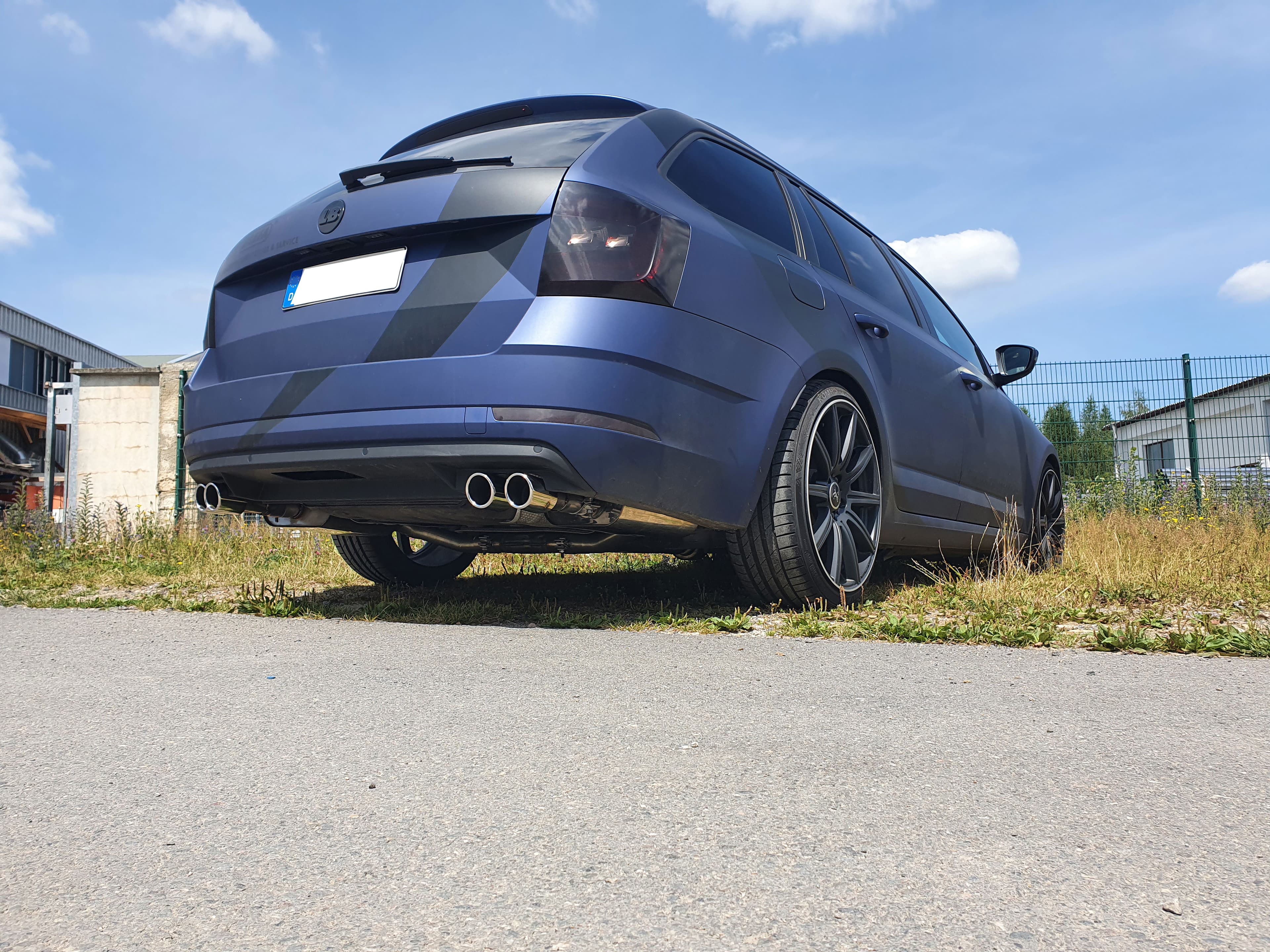 SKODA OCTAVIA 4X4 - FOX DUPLEX SPORTAUSPUFF – Bild 2