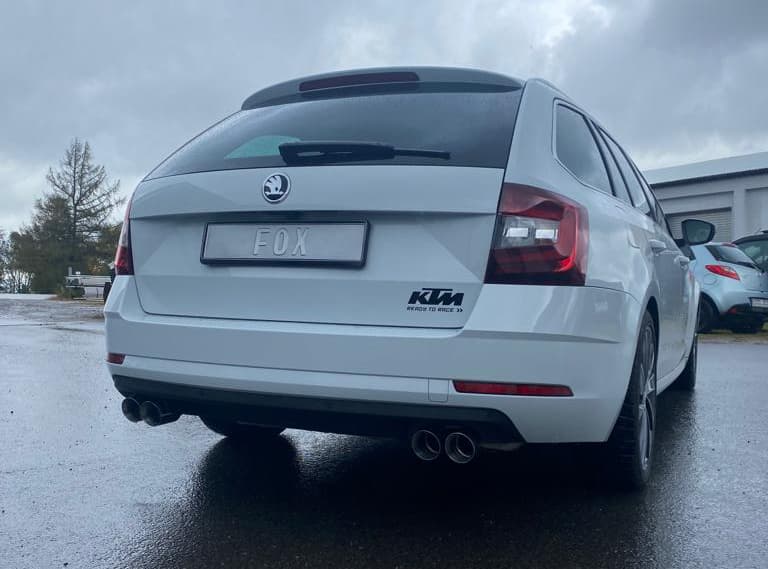 SKODA OCTAVIA - FOX DUPLEX SPORTAUSPUFF – Fox