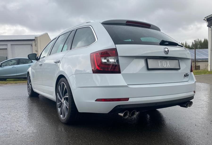 SKODA OCTAVIA - FOX DUPLEX SPORTAUSPUFF – Bild 2