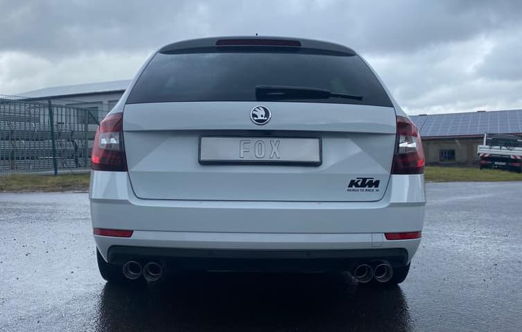 SKODA OCTAVIA - FOX DUPLEX SPORTAUSPUFF – Bild 4