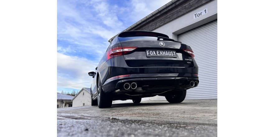 SKODA SUPERB - FOX DUPLEX SPORTAUSPUFF – Fox
