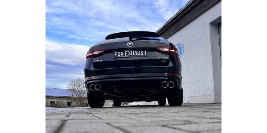 SKODA SUPERB - FOX DUPLEX SPORTAUSPUFF – Bild 2