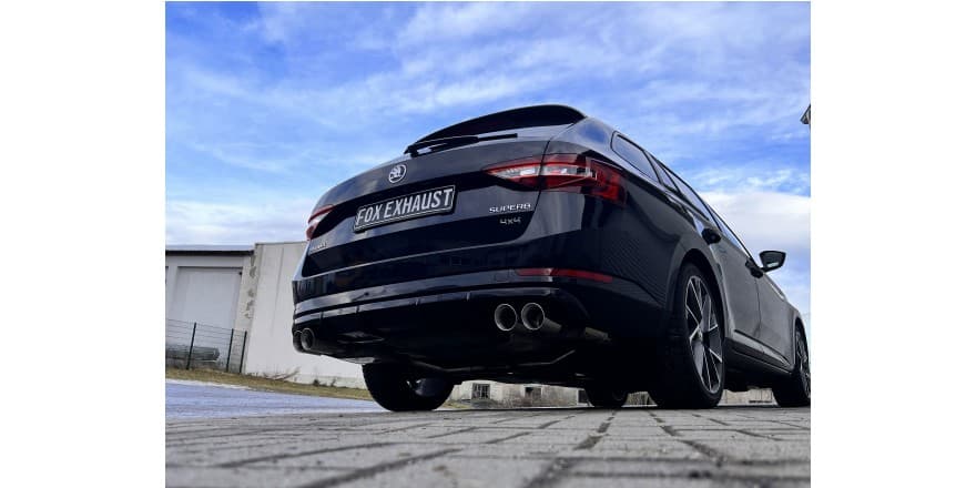 SKODA SUPERB - FOX DUPLEX SPORTAUSPUFF – Bild 3