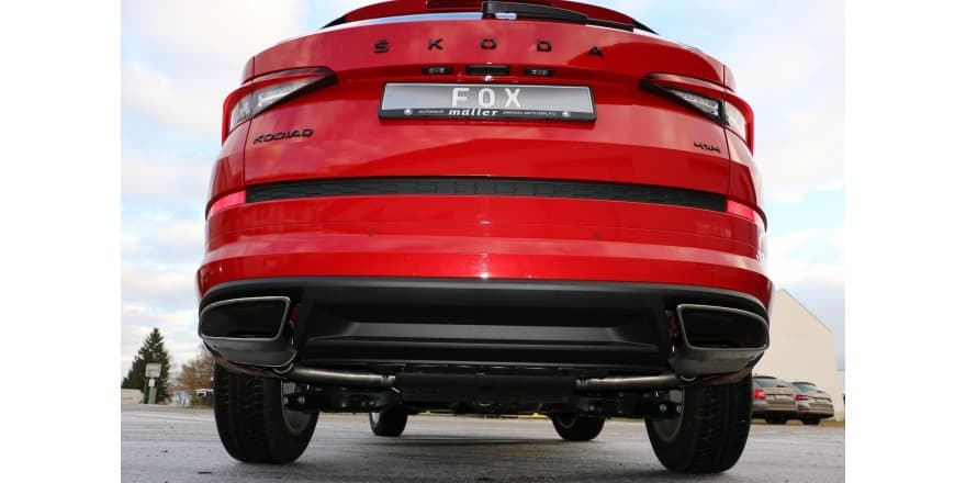 SKODA KODIAQ - FOX DUPLEX SPORTAUSPUFF – Bild 4