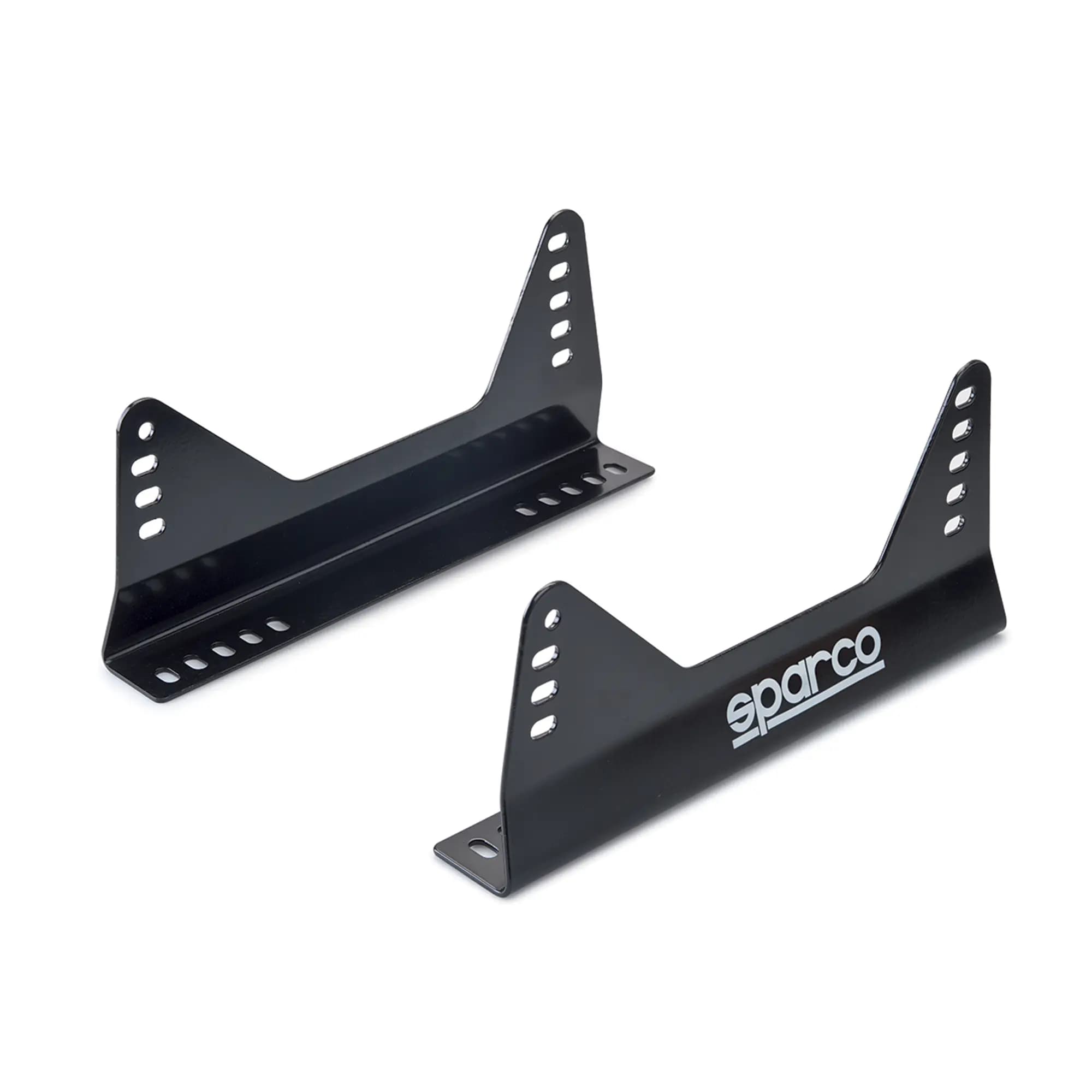 SPARCO seitliche schwarze Konsolen in Stahl Ausführung 004901NR