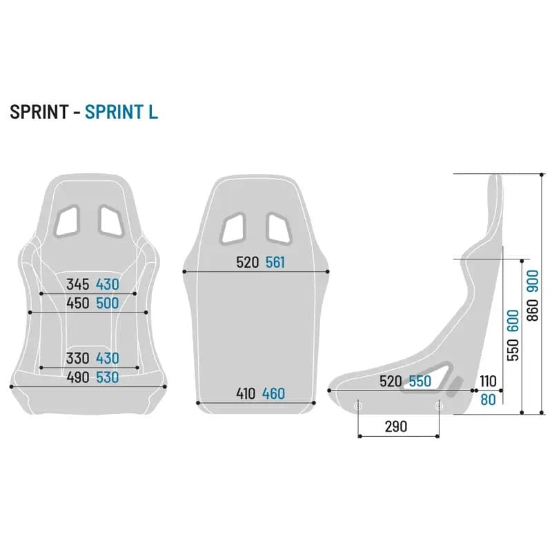 SPARCO TUNING SITZ RENNSITZ SPRINT+ – Bild 2