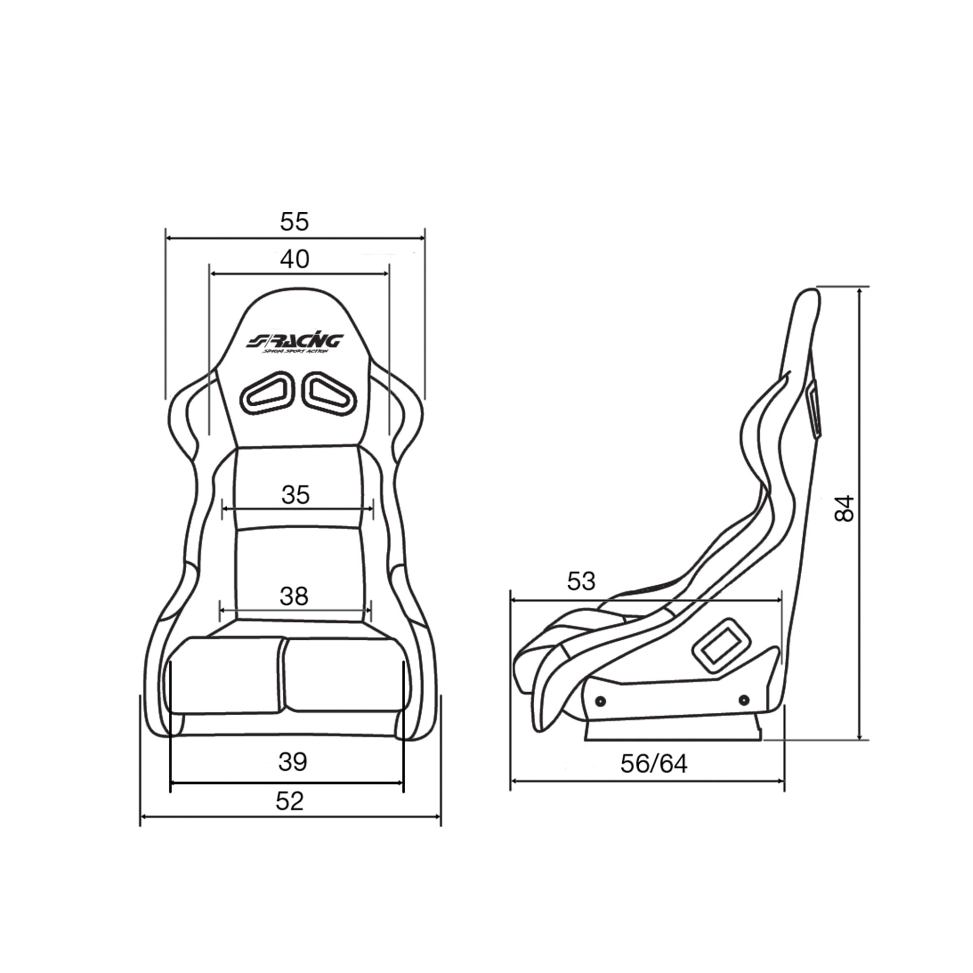 SIMONI RACING TUNING SPORTSITZ / SCHALENSITZ DAMON SRS/6N – Bild 4