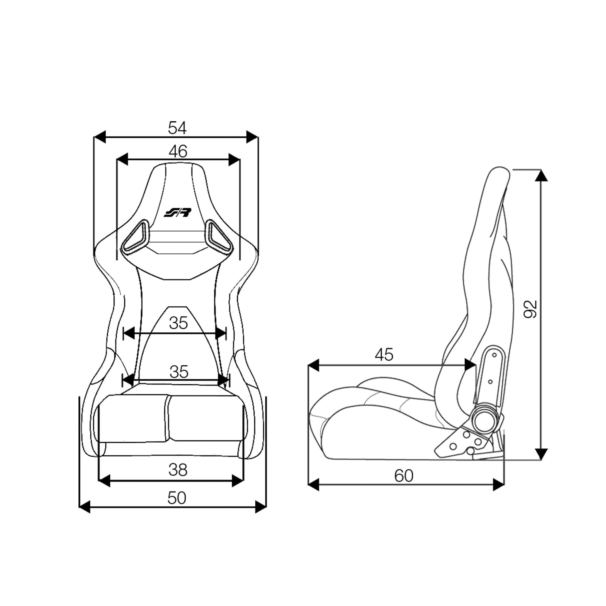 SIMONI RACING TUNING SPORTSITZ / SCHALENSITZ JACKIE SRS/13D – Bild 3