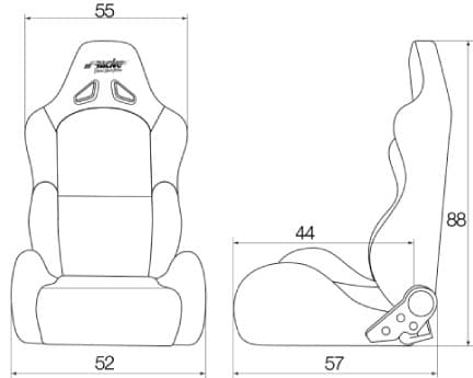 SIMONI RACING TUNING SPORTSITZ / SCHALENSITZ MAX SRS10 – Bild 3
