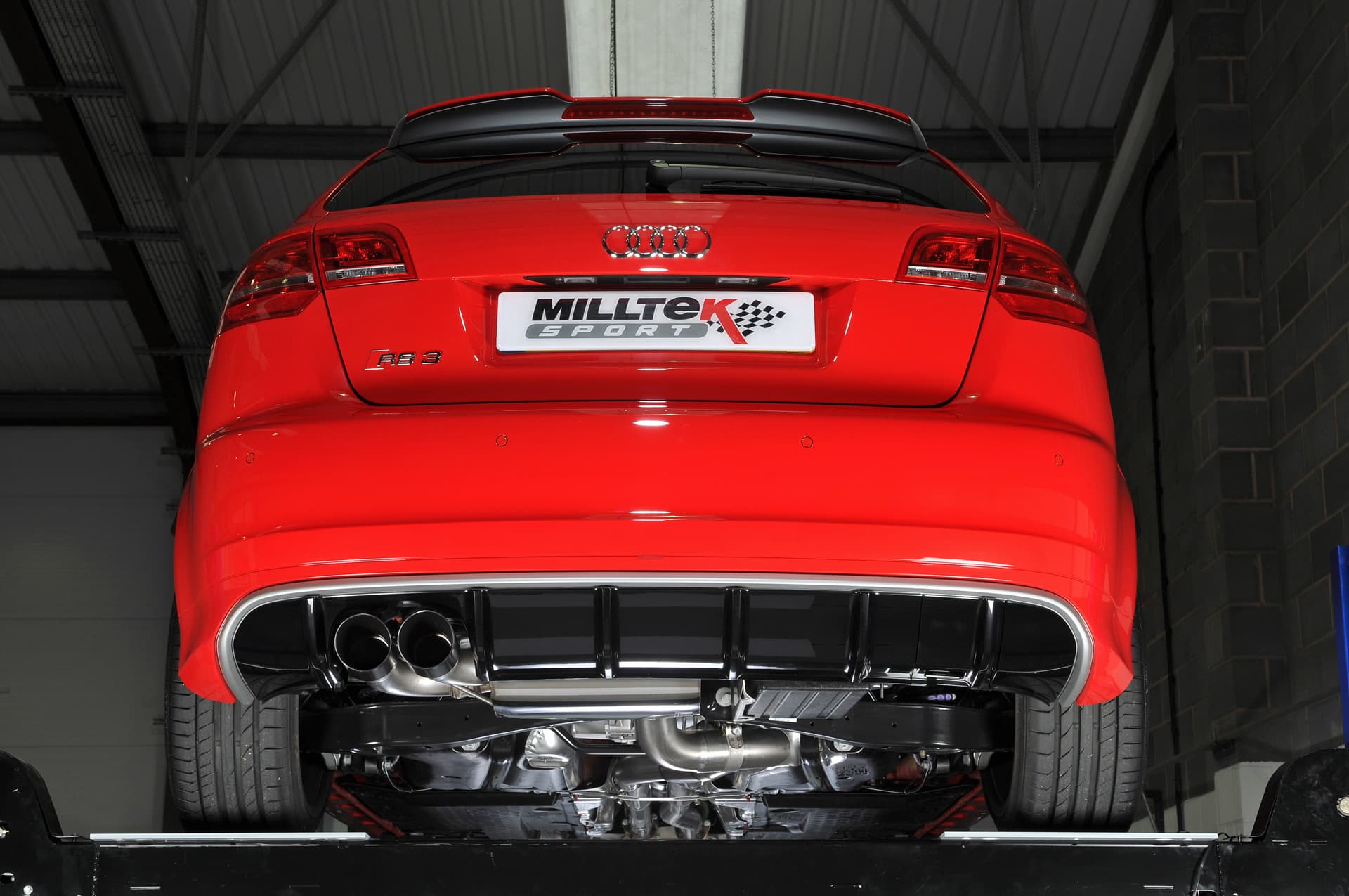 AUDI RS3 SPORTBACK - MILLTEK SPORTAUSPUFF ANLAGE AB KAT – Bild 2