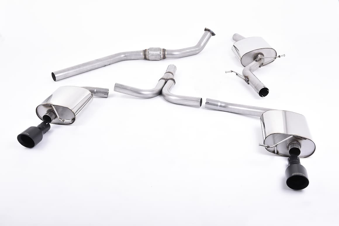 AUDI A5 SPORTBACK - MILLTEK Ø 76MM DUPLEX SPORTAUSPUFF ANLAGE