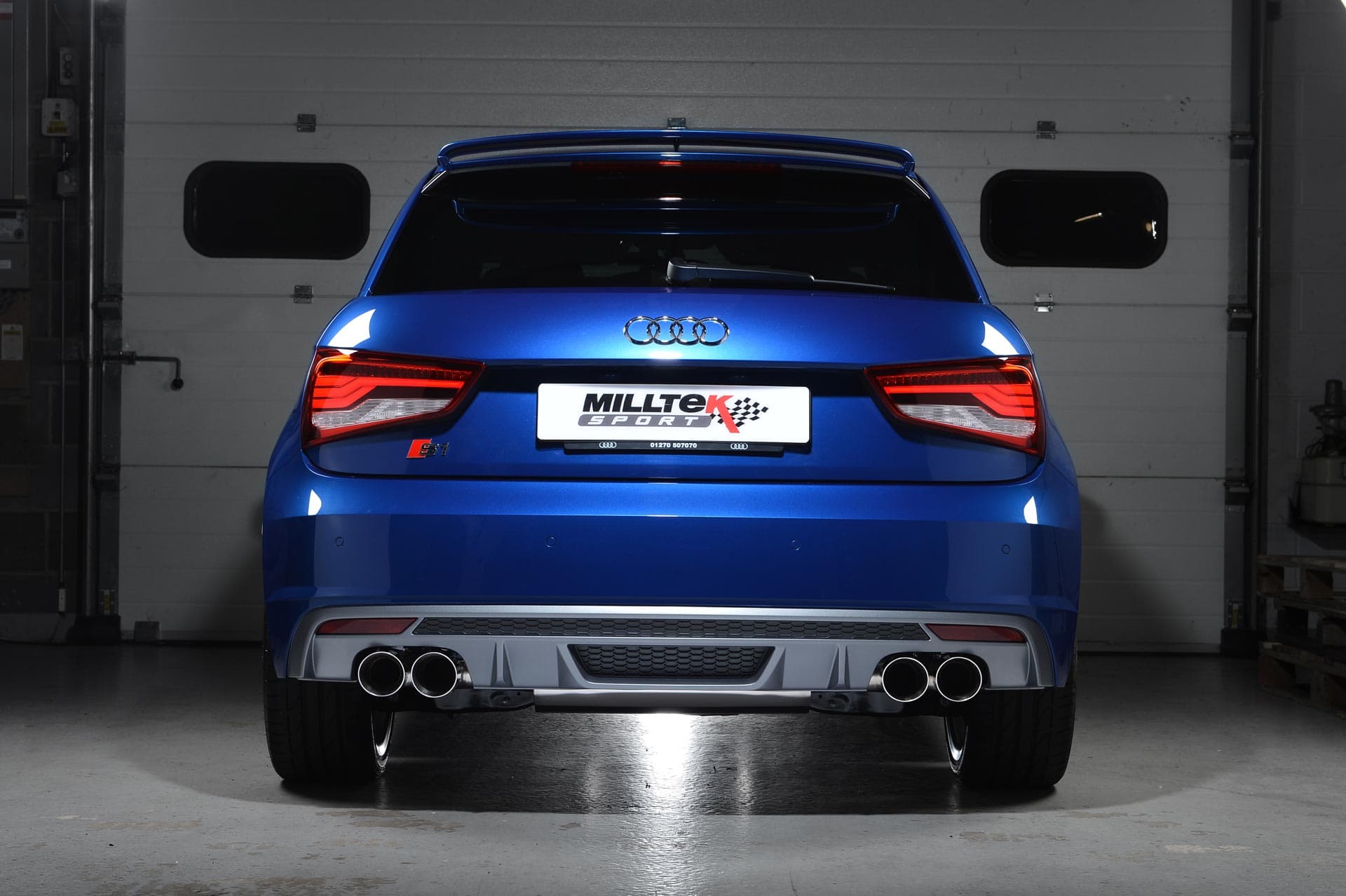 AUDI S1 - MILLTEK Ø 76MM DUPLEX SPORTAUSPUFF ANLAGE – Bild 3