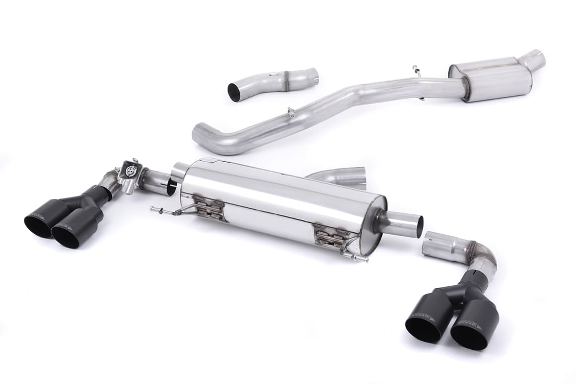 AUDI S1 - MILLTEK Ø 76MM DUPLEX SPORTAUSPUFF ANLAGE