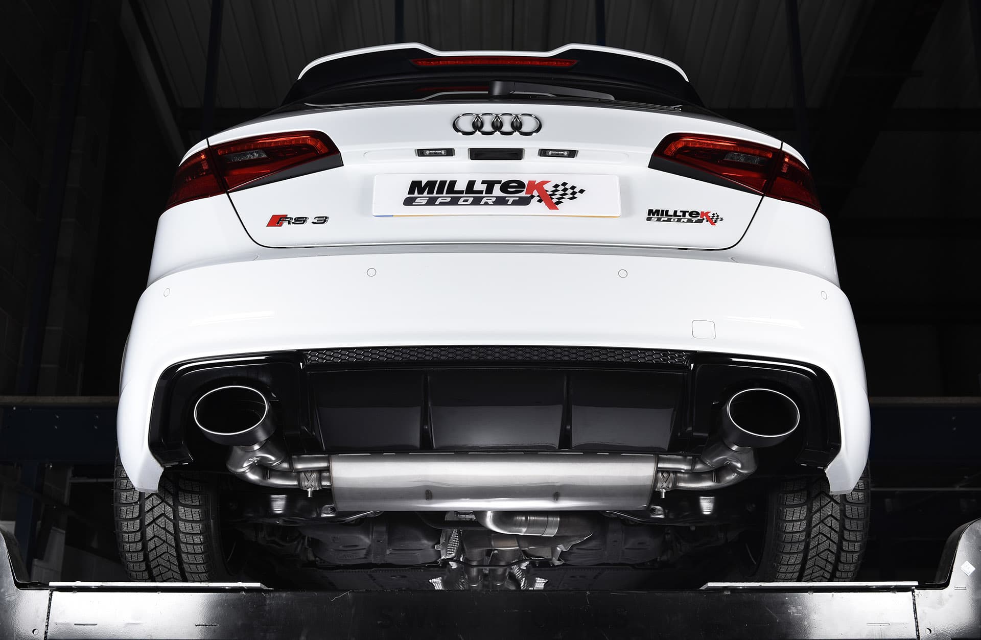 AUDI RS3 SPORTBACK - MILLTEK DUPLEX SPORTAUSPUFF ANLAGE AB KAT – Bild 4