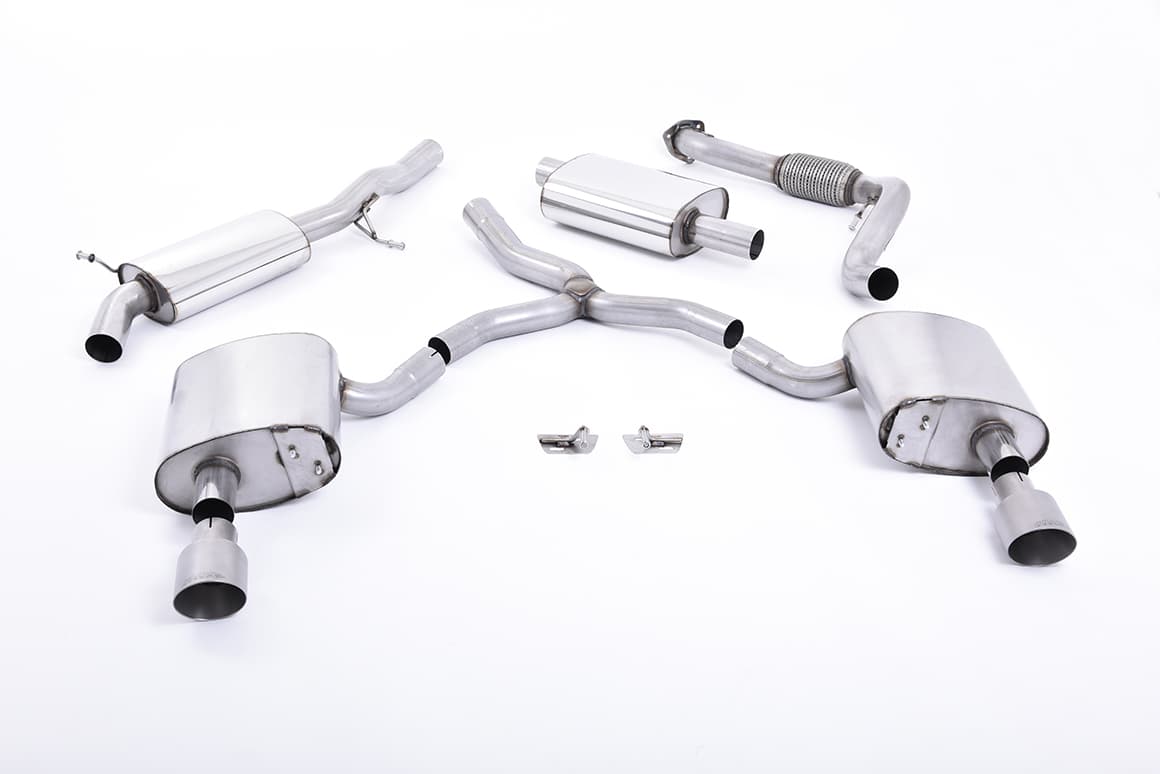 AUDI A4 - MILLTEK DUPLEX SPORTAUSPUFF ANLAGE AB KAT