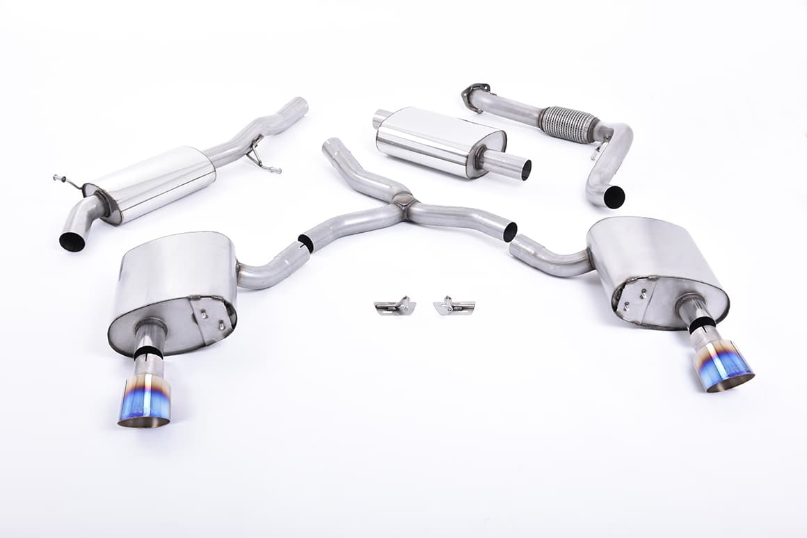 AUDI A4 - MILLTEK DUPLEX SPORTAUSPUFF ANLAGE AB KAT