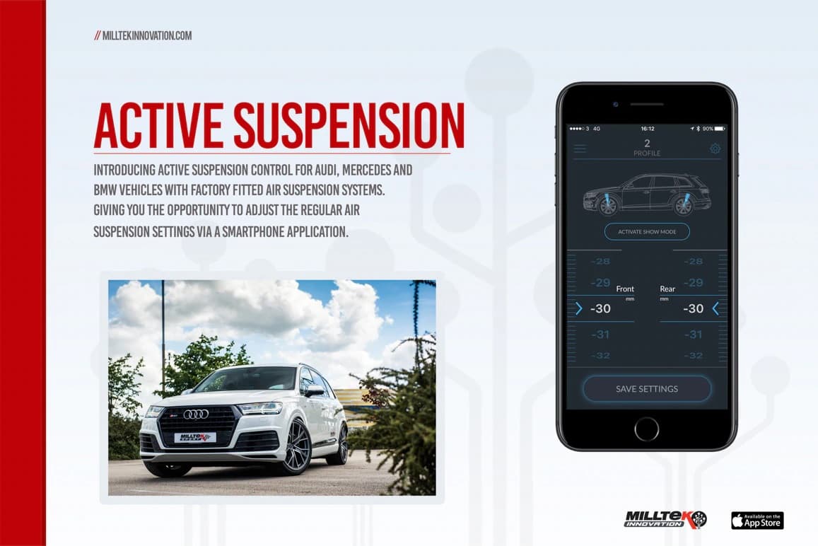 AUDI RS6 AVANT - MILLTEK ACTIVE SUSPENSION CONTROL SSXAU764