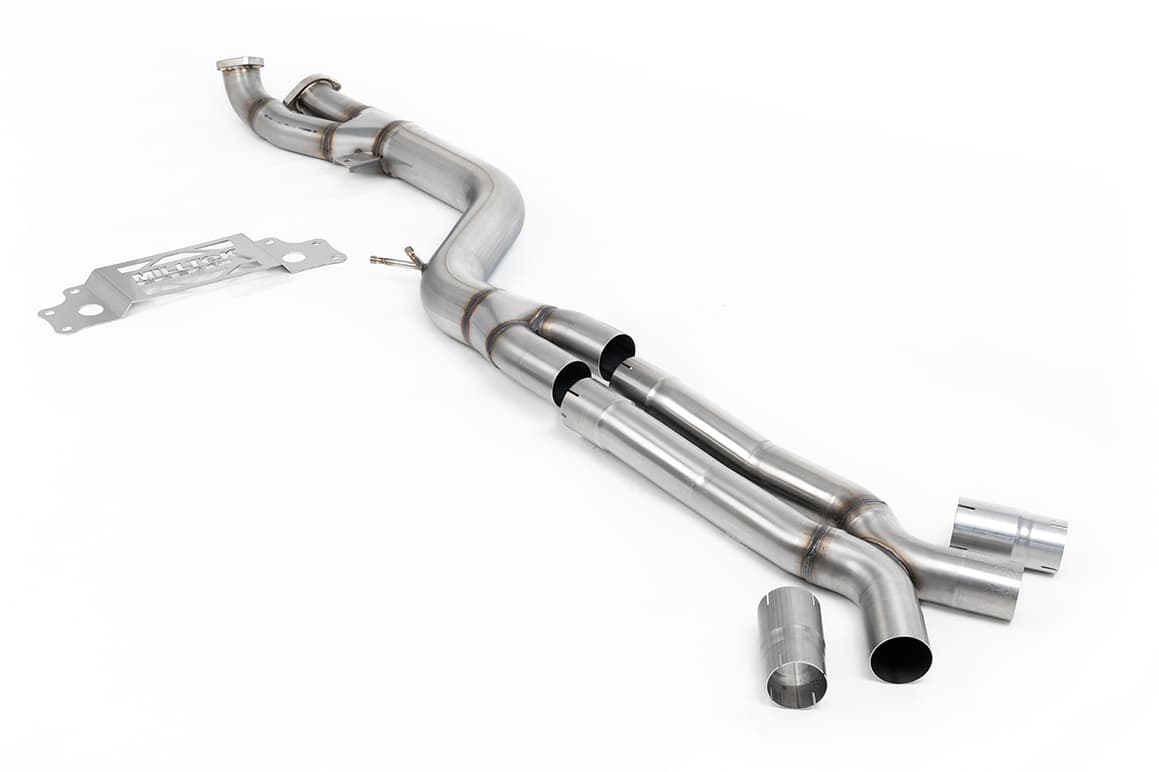 BMW M2 - MILLTEK SINGLE MID PIPE (ERSETZT OPF)