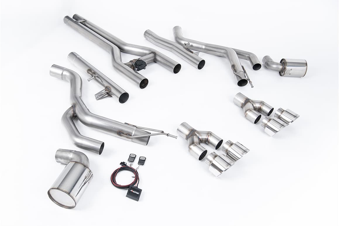 DODGE CHALLENGER - MILLTEK DUPLEX SPORTAUSPUFF ANLAGE / FRONT PIPE-BACK ANLAGE
