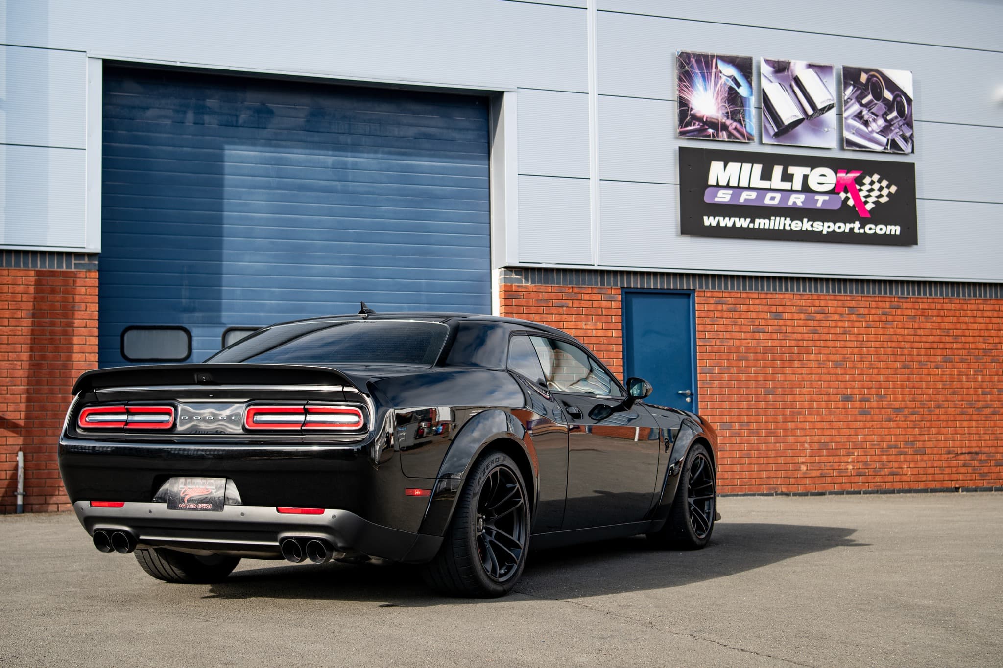 DODGE CHALLENGER - MILLTEK DUPLEX SPORTAUSPUFF ANLAGE / FRONT PIPE-BACK ANLAGE – Bild 2