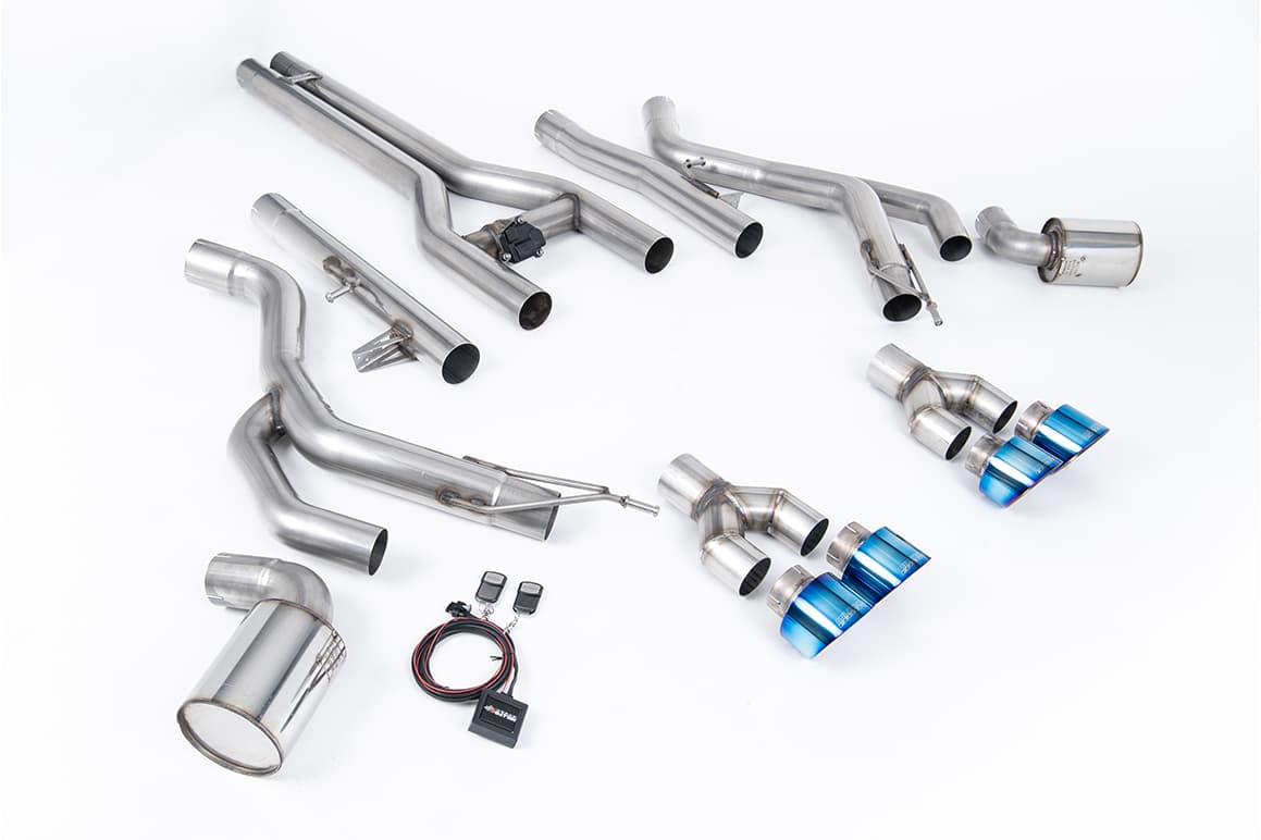 DODGE CHALLENGER - MILLTEK DUPLEX SPORTAUSPUFF ANLAGE / FRONT PIPE-BACK ANLAGE