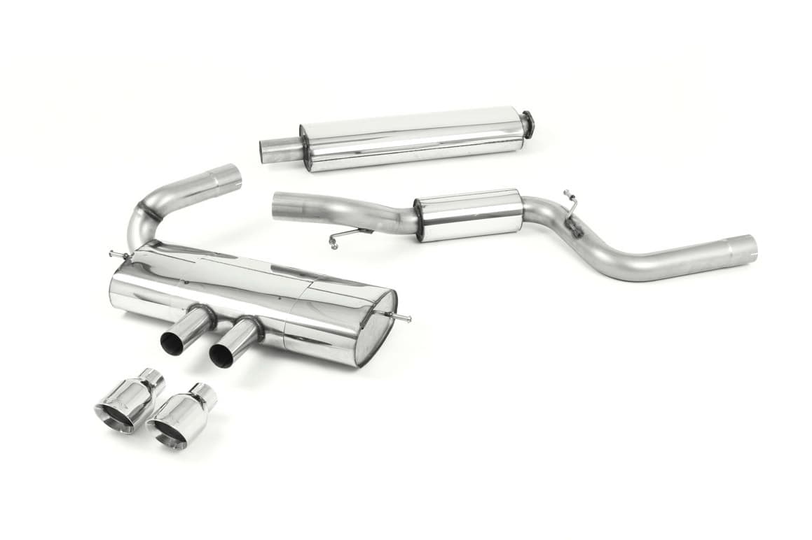 FORD FOCUS ST - MILLTEK Ø 76MM AUSPUFF ANLAGE AB KATALYSATOR – Milltek