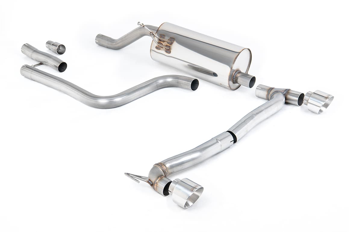 FORD FIESTA ST-LINE - MILLTEK DUPLEX SPORT AUSPUFF ANLAGE AB OPF & MAXTON DESIGN DIFFUSOR – Milltek