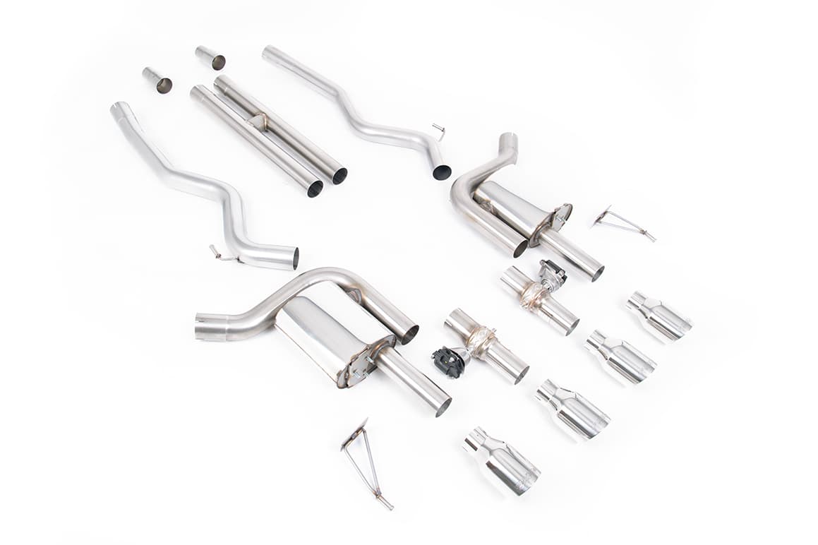 FORD MUSTANG 5.0l V8 GT - MILLTEK DUPLEX AUSPUFF ANLAGE AB KAT – Milltek