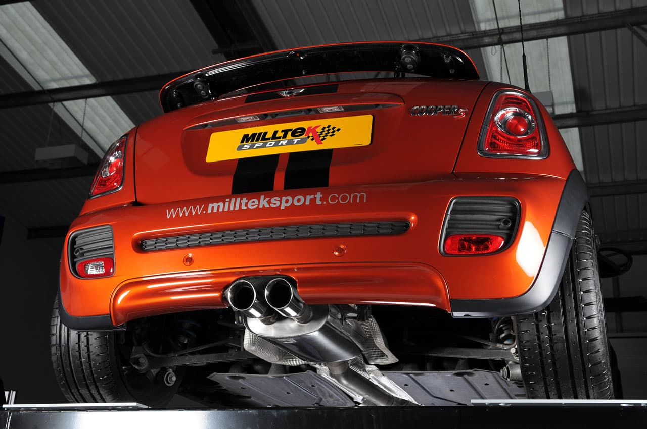 MINI COOPER S COUPE - MILLTEK SPORT AUSPUFF ANLAGE AB KAT Ø 63.5 – Bild 3