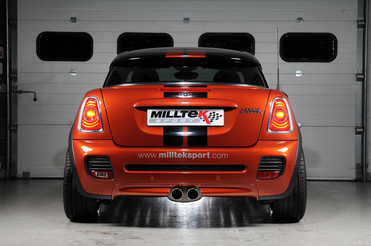 MINI COOPER S COUPE - MILLTEK SPORT AUSPUFF ANLAGE AB KAT Ø 63.5 – Bild 4