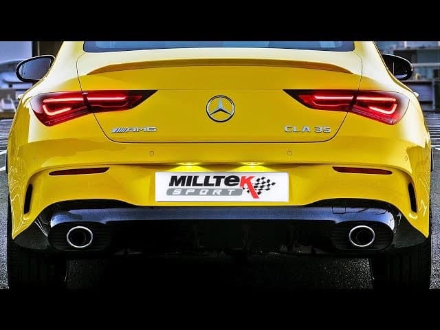 MERCEDES CLA 35 AMG - MILLTEK DUPLEX SPORTAUSPUFF ANLAGE AB OPF – Bild 2