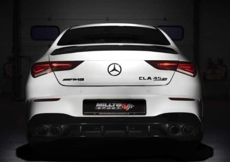 MERCEDES CLA 45s AMG - MILLTEK DUPLEX SPORTAUSPUFF ANLAGE AB OPF – Bild 2