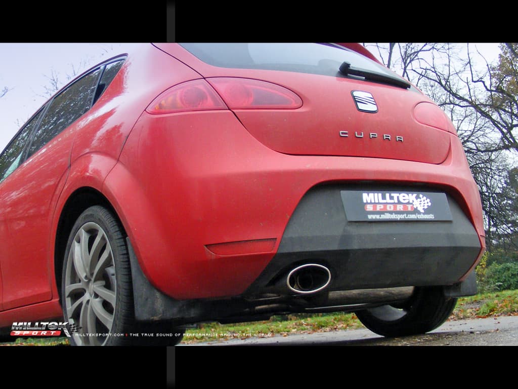 SEAT LEON CUPRA 310 - MILLTEK AUSPUFF ANLAGE AB KAT – Bild 4