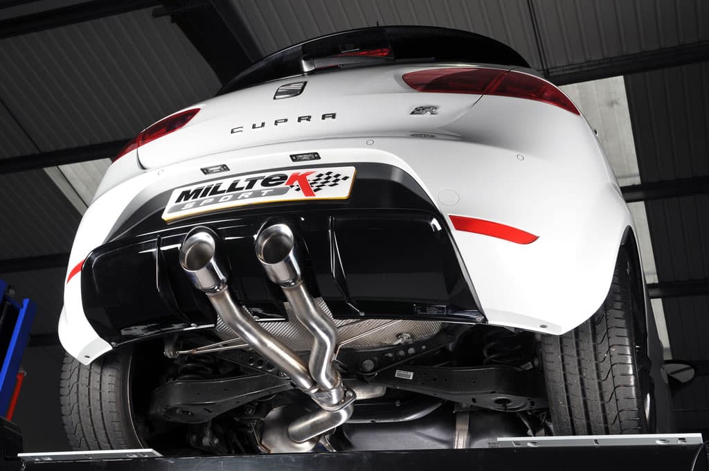 SEAT LEON CUPRA R - MILLTEK SPORT AUSPUFF ANLAGE AB KAT – Bild 4