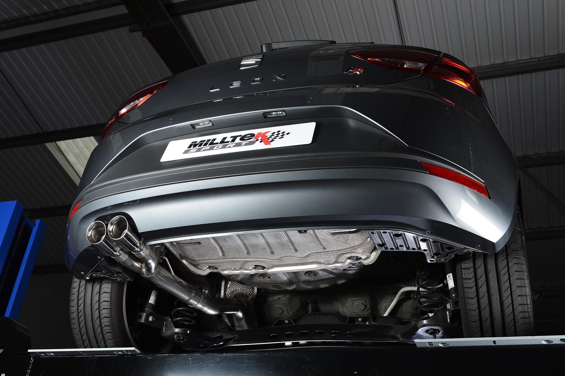SEAT LEON FR - MILLTEK Ø 70MM AUSPUFF ANLAGE AB KAT – Bild 2