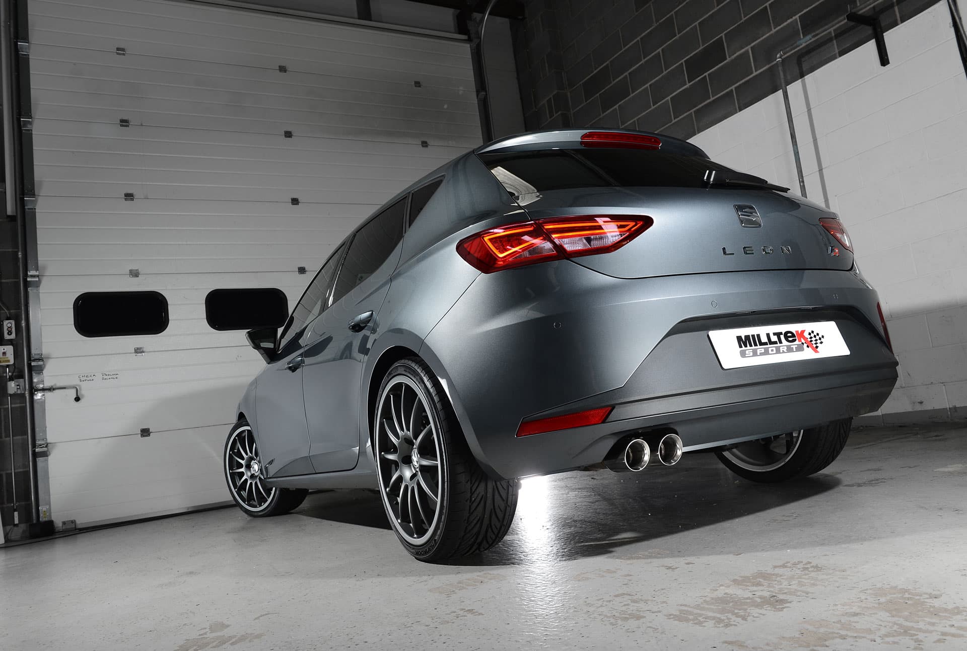 SEAT LEON FR - MILLTEK Ø 70MM AUSPUFF ANLAGE AB KAT – Bild 3