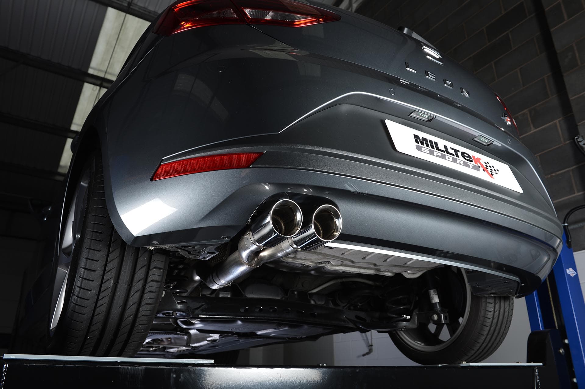 SEAT LEON FR - MILLTEK Ø 70MM AUSPUFF ANLAGE AB KAT – Bild 4