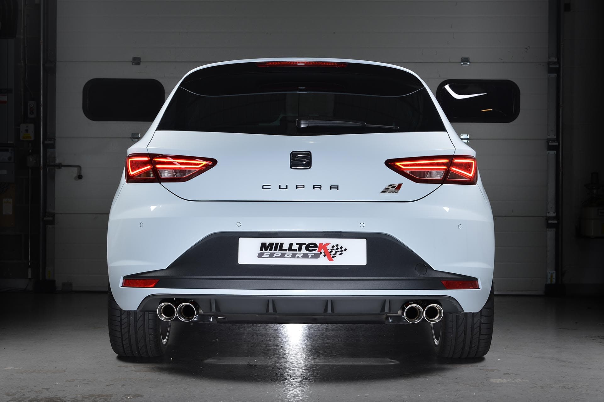 SEAT LEON CUPRA - MILLTEK Ø 76MM DUPLEX SPORTAUSPUFF ANLAGE – Bild 3