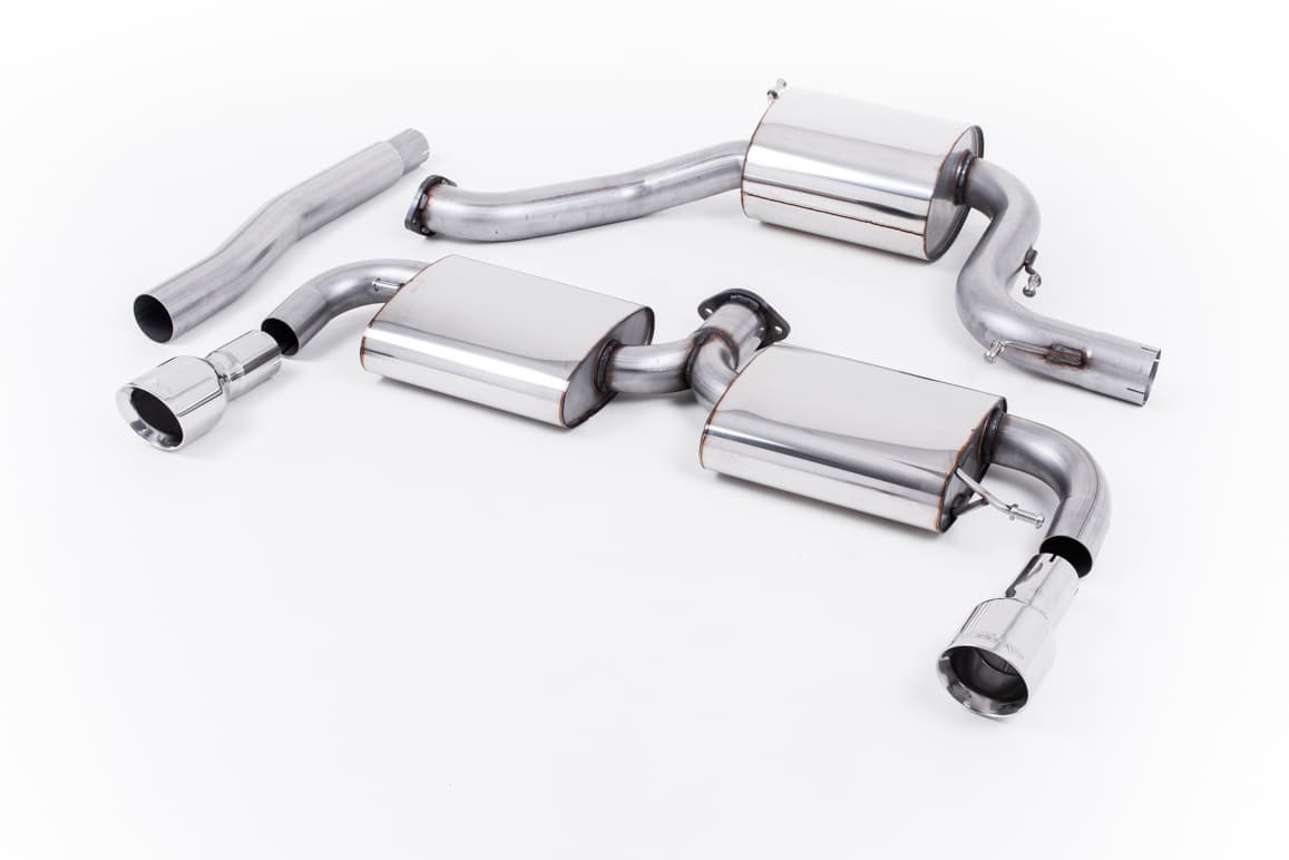 VW SCIROCCO R - MILLTEK DUPLEX AUSPUFF ANLAGE AB KAT
