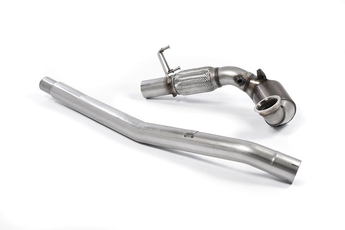 SEAT LEON CUPRA 290 - MILLTEK DOWNPIPE MIT 200 ZELLEN SPORT-K