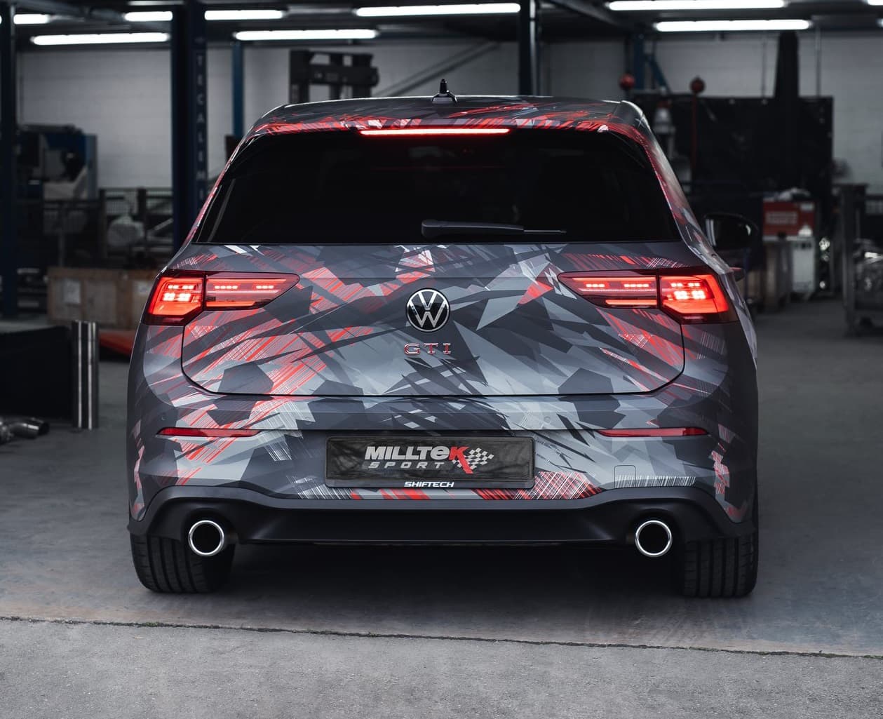 VW GOLF 8.5 GTI - DUPLEX SPORTAUSPUFF ANLAGE AB OPF Ø 80MM – Bild 5