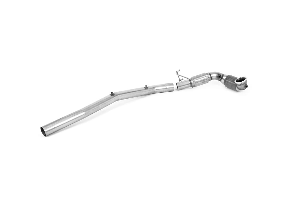 VW GOLF 8 R - MILLTEK DOWNPIPE MIT 200 ZELLEN HJS SPORT KATALYSATOR