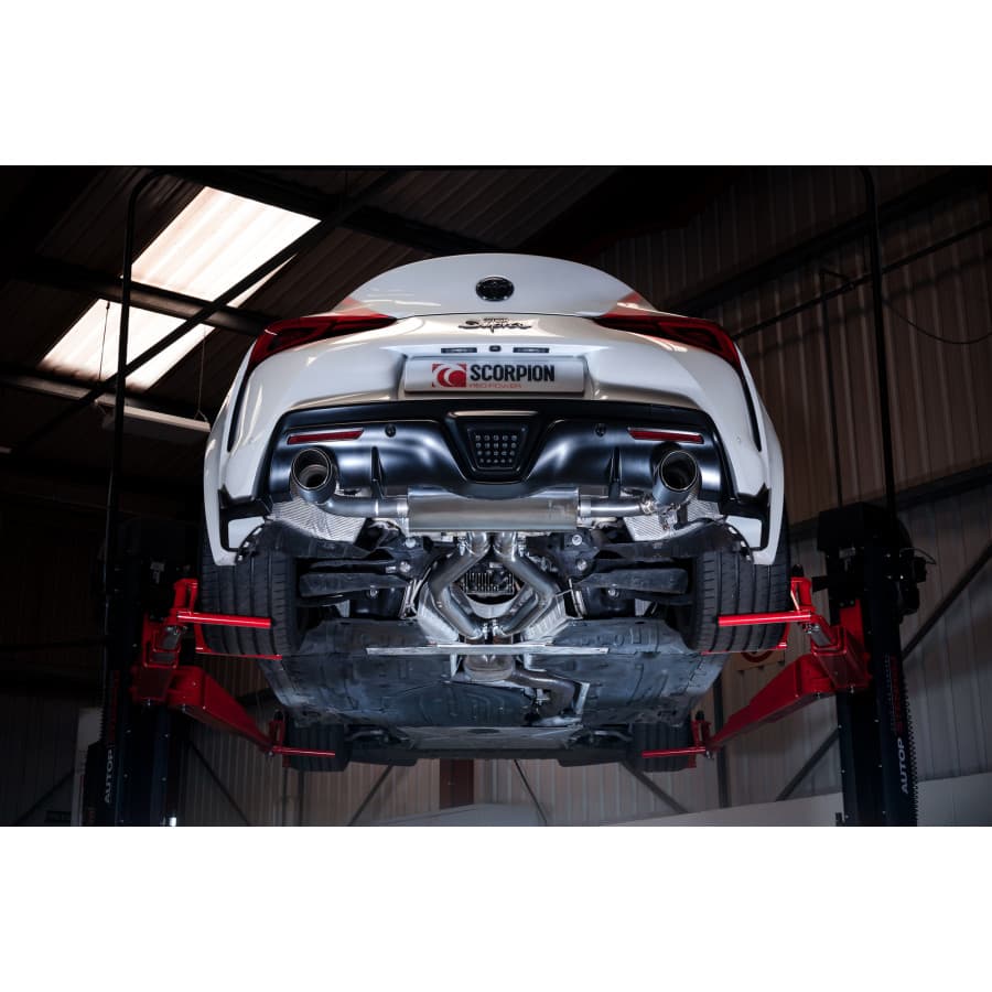 TOYOTA SUPRA - SCORPION DUPLEX SPORTAUSPUFF ANLAGE AB OPF – Bild 3