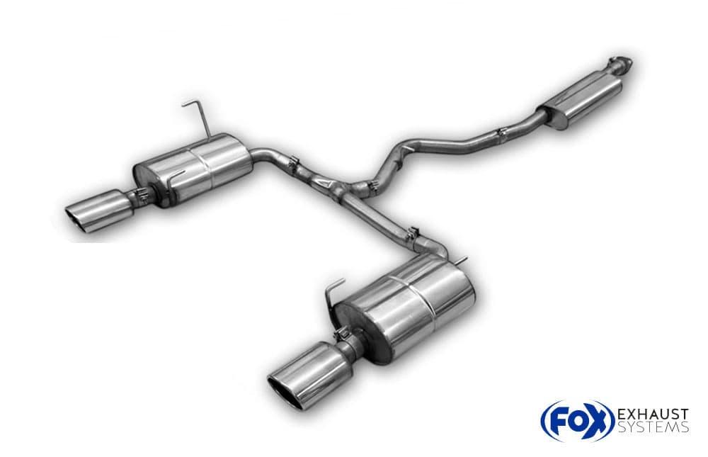 SUBARU OUTBACK KOMBI - FOX DUPLEX SPORTAUSPUFF ANLAGE – Bild 2