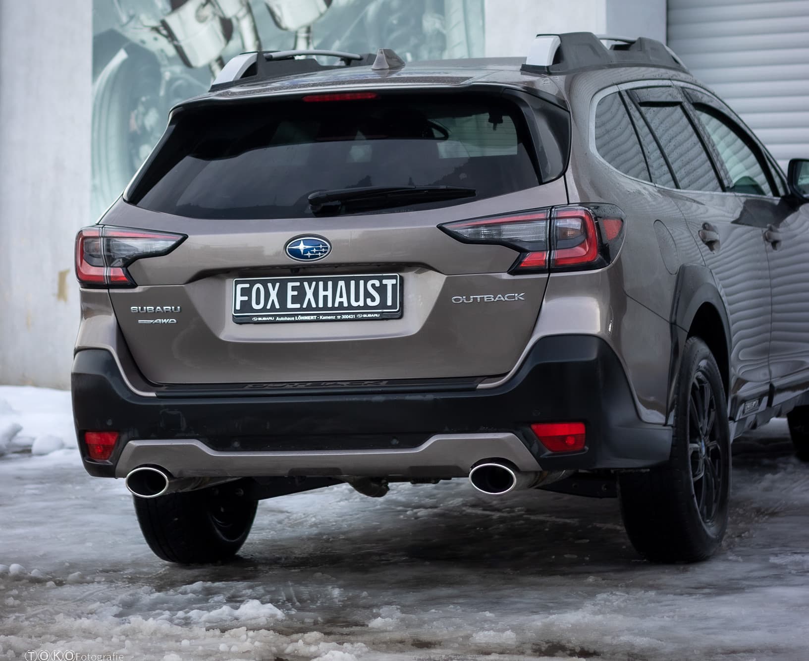 SUBARU OUTBACK KOMBI - FOX DUPLEX SPORTAUSPUFF ANLAGE – Bild 3