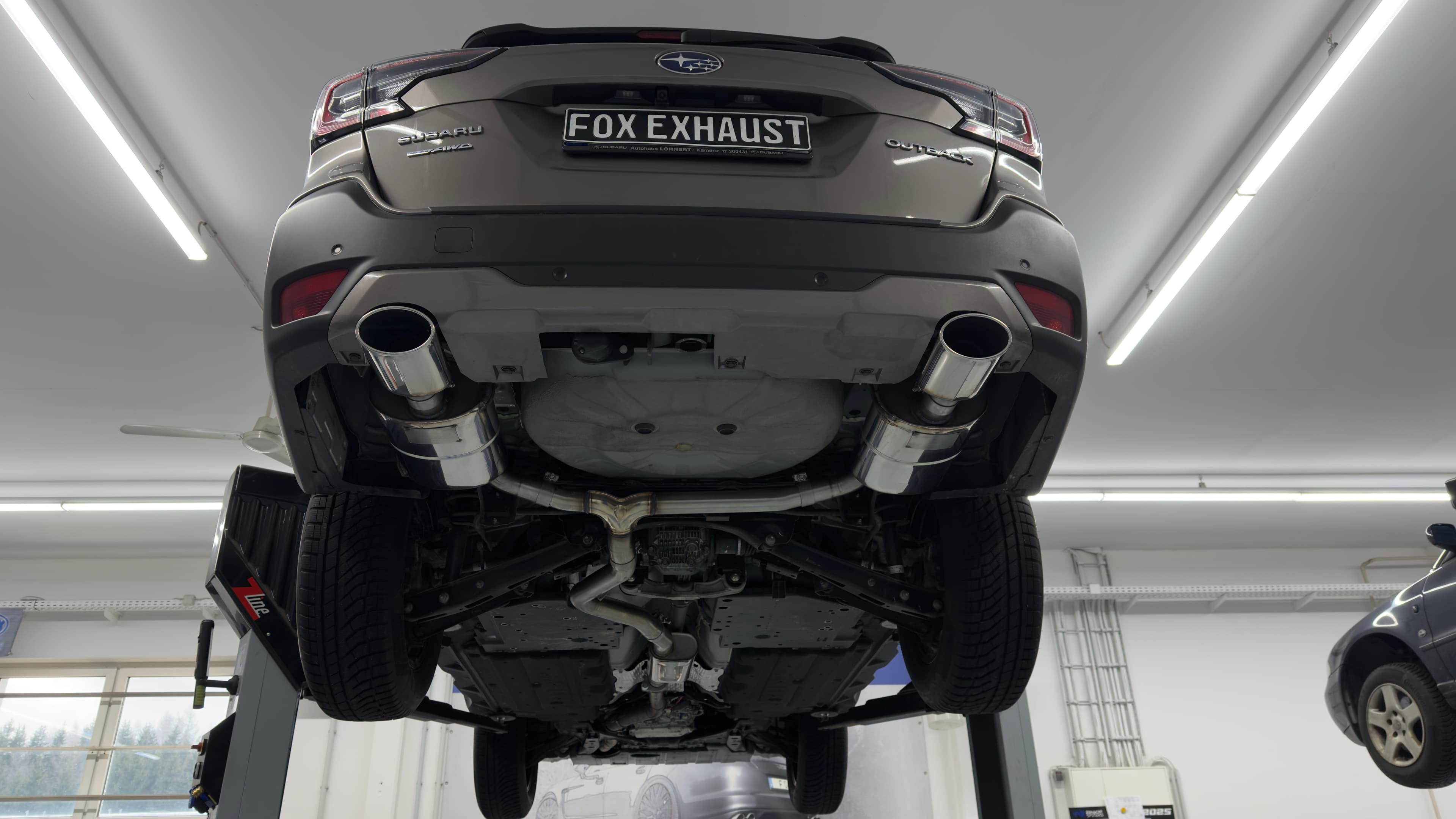 SUBARU OUTBACK KOMBI - FOX DUPLEX SPORTAUSPUFF ANLAGE – Bild 4