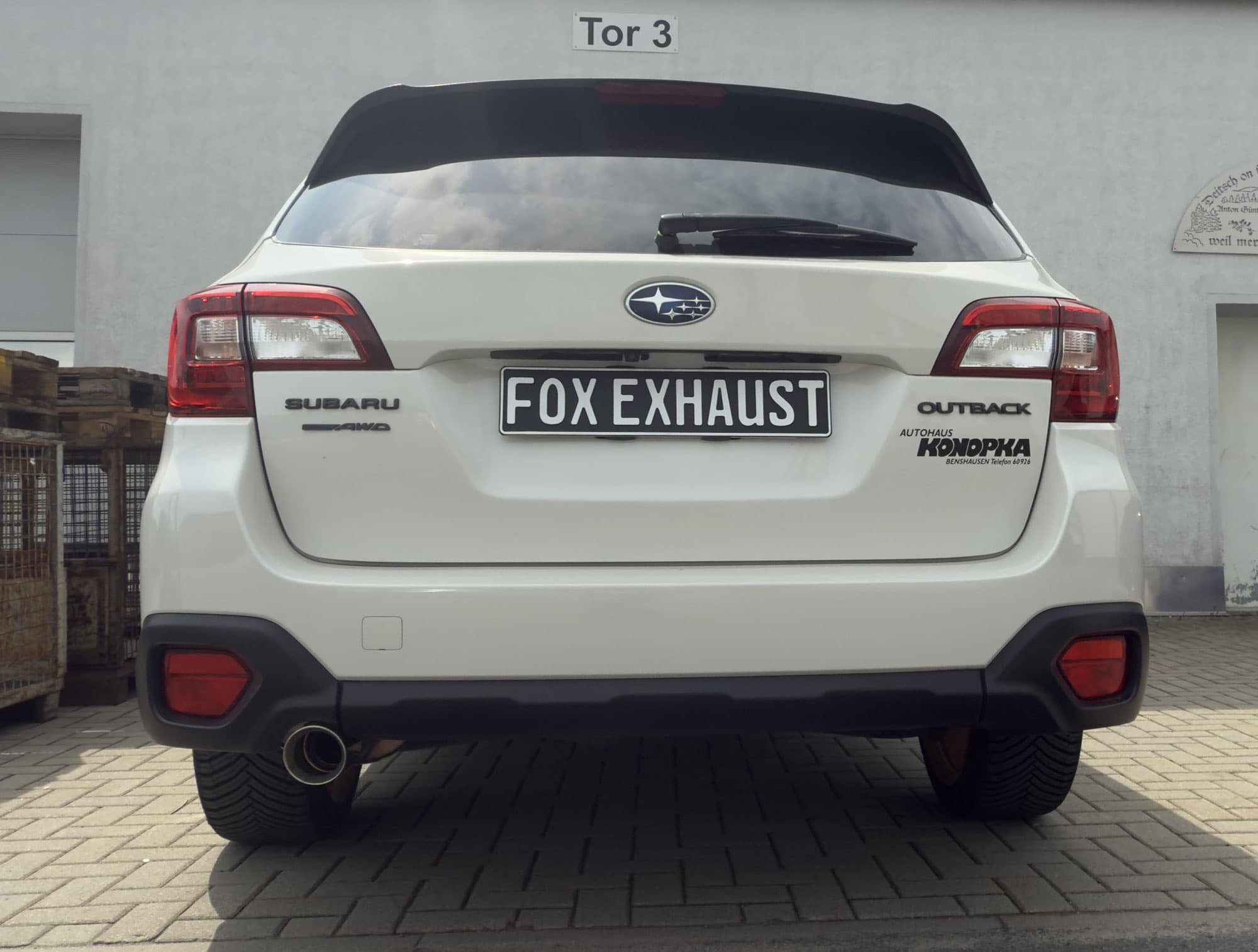 SUBARU OUTBACK KOMBI - FOX SPORTAUSPUFF – Bild 2