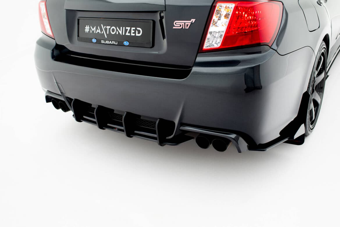 SUBARU IMPREZA WRX STI - MAXTON DESIGN STREET PRO HECK DIFFUSOR ANSATZ – Bild 2