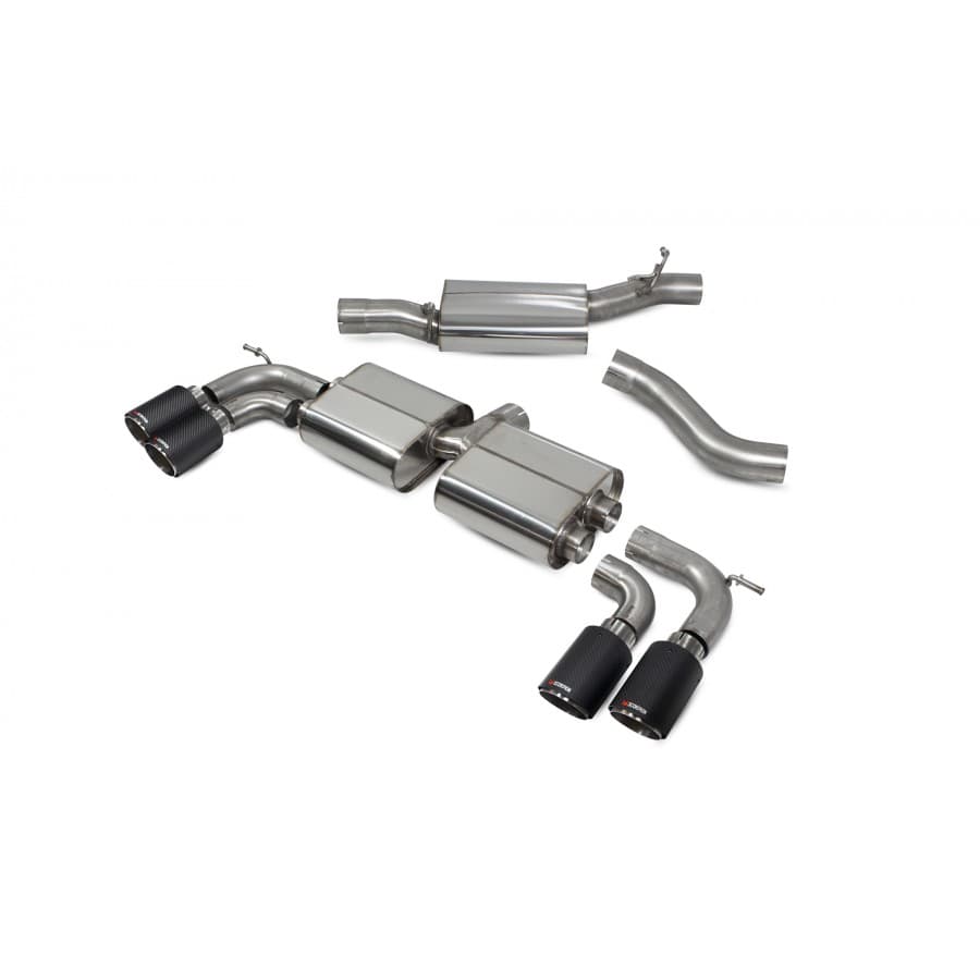 VW GOLF 8 R - DUPLEX SPORTAUSPUFF ANLAGE AB OPF Ø 80MM – Bild 2
