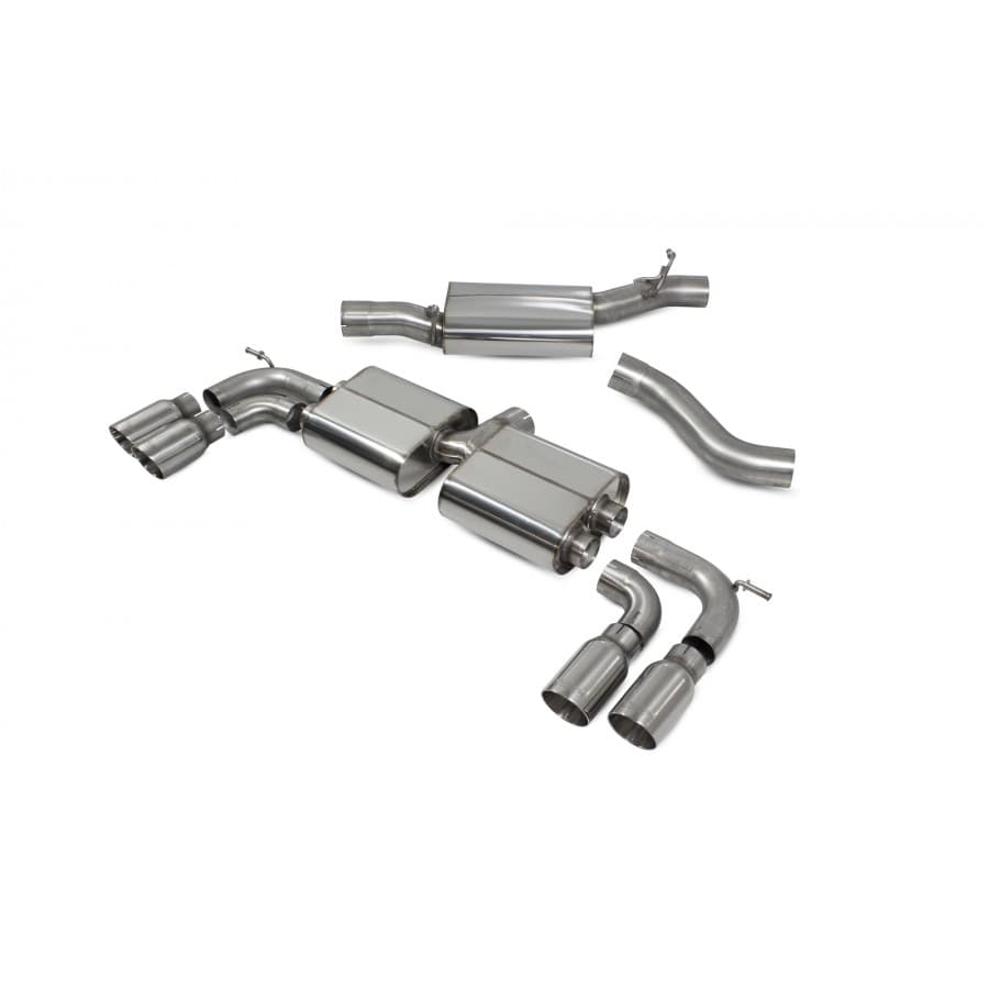 VW GOLF 8 R - DUPLEX SPORTAUSPUFF ANLAGE AB OPF Ø 80MM – Bild 2